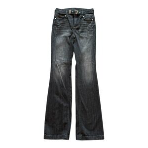 White House Black Market Black Flare Jeans NWOT